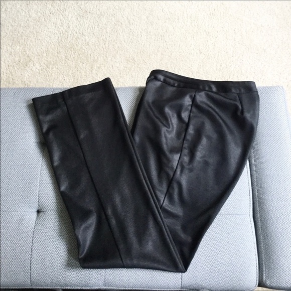 🖤stretch black/coated shirt and pant set - Picture 2 of 4